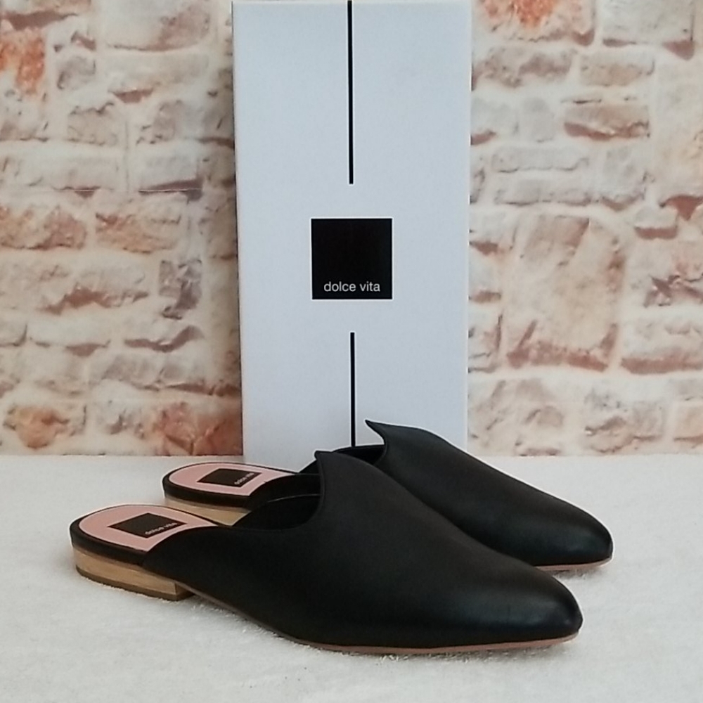 New Dolce Vita Marco Leather Mules - Picture 1 of 8